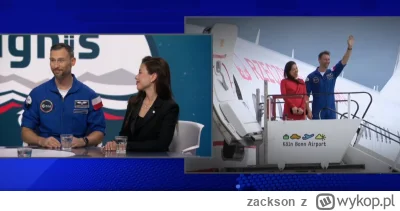 zackson - chłop nawet nie ma czasu się przebrać bo musi jeździć z żoną po telewizjach...