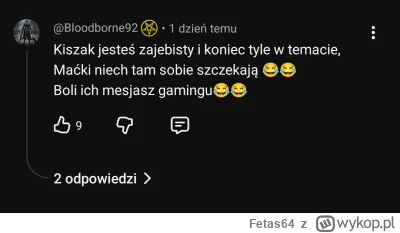 Fetas64 - A będę czasem wrzucał komentarze spod filmów kiszaka. Haczyk w tych komenta...