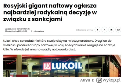 Atryu - #ukraina "sankcje nie dzialaja", "nic to nie da", "to tylko chwilowe"  ( ͡° ͜...