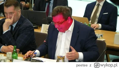 peetee - #sejm patrzcie jak go komisja piecze