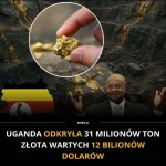 Ksemidesdelos - W Ugandzie odkryto ponad 31 milionów ton rudy złota, w której znajduj...