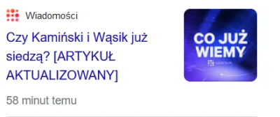 Psychopathy_Red - KIEDY ARESZTOWANIE KAMIŃSKIEGO I WĄSIKA

CZY KAMIŃSKI I WĄSIK JUŻ S...