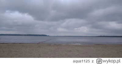aqua1125 - Plaża w Nieporęcie. Z powodu pochmurnej pogody nikt się nie opalał, a ławk...