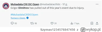 Szymas1234576847456 - @Lyonnais: Dimitrov jak tylko dowiedział się, że Hubi nie weźmi...