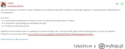 12lat25cm - ja rozumiem że każdy lubi się śmiać z @mickpl i z jego przepowiedni, ale ...