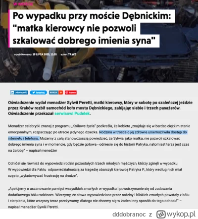 dddobranoc - Starej wyłączyli internet, więc pewnie nawet nie wie, że jej ponad 100.0...