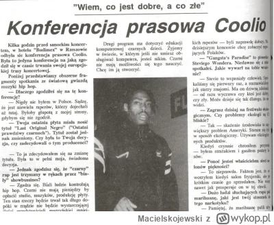 Macielskojewski - W 1996, w moim rodzinnym Sanoku na Podkarpaciu, odbył się koncert C...