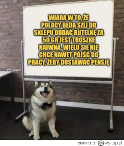 xionacz - #systemkaucyjny #butelki #takaprawda