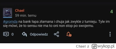 Chael - No shit, że Bambo out. Kto by się k---a spodziewał

#gromda #famemma