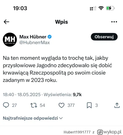 Hubert1991777 - Zaczyna się wycie xd 
#polityka