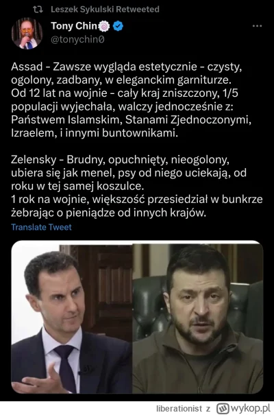 liberationist - usuń trochę literek z „Assad”, dodaj „b” i „Z”, wyjdzie baZa ( ͡° ͜ʖ ...