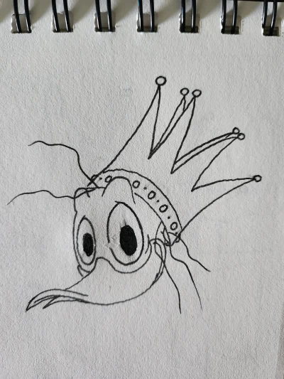 tomciopaluh - #inktober Dziobas krul
Nie poczekałem aż mi tusz wyschnie, ale pomyślał...