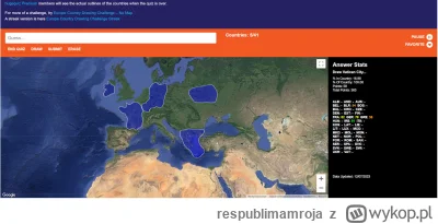 respublimamroja - Bardzo fajna gra/quiz. Jest mapa Europy, system daje Ci nazwę kraju...