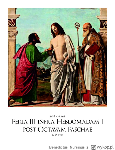 BenedictusNursinus - #kalendarzliturgiczny #wiara #kosciol #katolicyzm

wtorek, 9 kwi...
