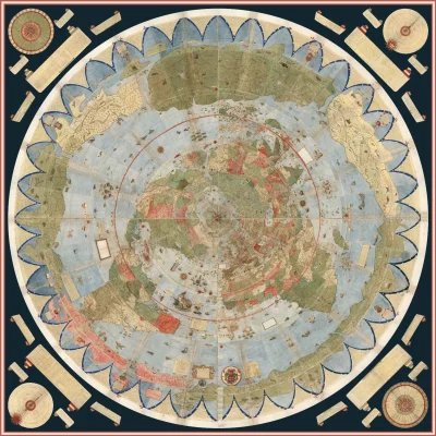 420_3 - Largest Early World Map - Monte's 10 ft. Planisphere of 1587