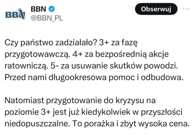 Gours - Nawet prezydenckie BBN wystawiło „czwórkę” za działanie w czasie powodzi. A j...