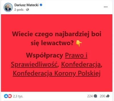 JPRW - Gotowi na rząd PiSu, Konfunii i Griszy Braunowa może nawet z większością konst...