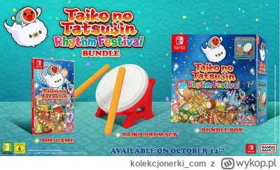 kolekcjonerki_com - Taiko no Tatsujin Rhythm Festival na Nintendo Switch w zestawie z...