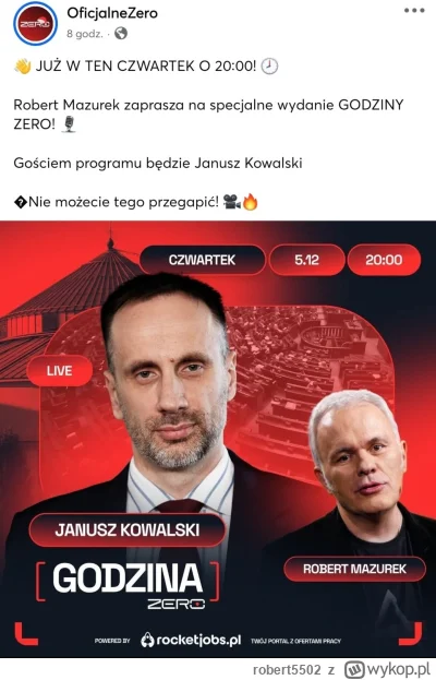 robert5502 - No to szykuje się "intelektualna" uczta ( ͡º ͜ʖ͡º) 
Obstawiam że 2-3 raz...