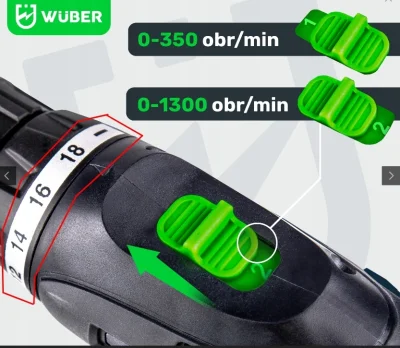 Bunch - Skoro o prędności obrotów decyduje przycisk przesuwany w dół/górę to o prędko...