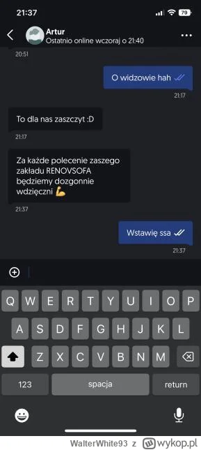 WalterWhite93 - @Anunnaki: btw jak patrzę na tego ssa to oni to przez olx ogarniali.....