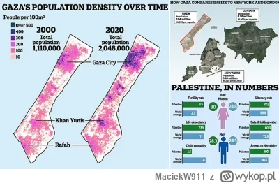 MaciekW911 - @michal818: tak bardzo żydzi mordują Palestyńczyków że w Gazie ich liczb...