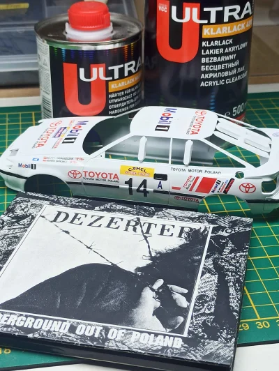 tryta - lakier machen w akompaniamencie poezji śpiewanej spod znaku #dezerter

#model...