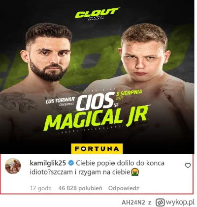 AH24N2 - Clout mma miało jedna z lepszych kart.  Ale #!$%@? sieganie po Ciota i  dawa...