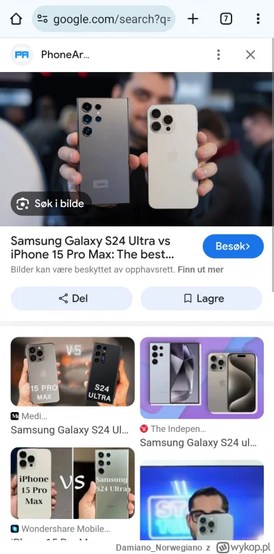 Damiano_Norwegiano - Mirki zastanawiam się nad zmianą telefonu. Wybór padł na Samsung...