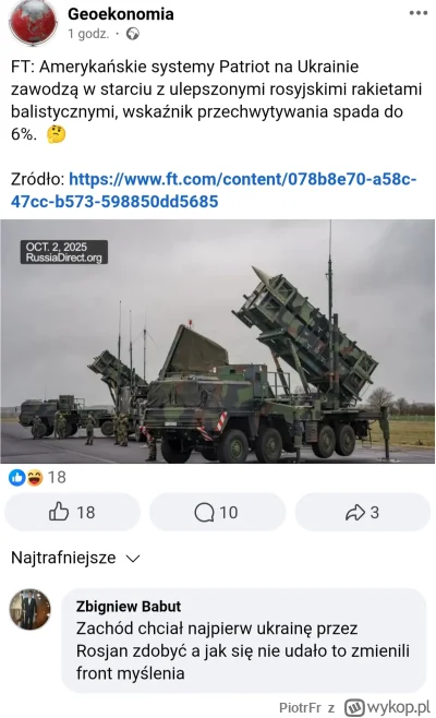 PiotrFr - Ruskie trolle to jakiś inny wymiar.
Może ktoś to rozrysować, zachód atakuje...