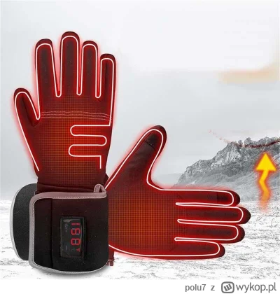polu7 - Electric Heated Gloves Rechargeable 2200mAh w cenie 34.99$ (142.1 zł) | Najni...
