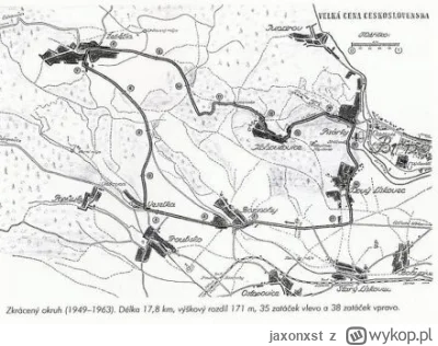 jaxonxst - Mapa okolicy, w której rozegrano jedyne Grand Prix Czechosłowacji bolidami...