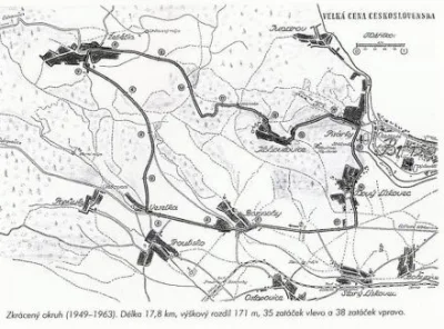 jaxonxst - Mapa okolicy, w której rozegrano jedyne Grand Prix Czechosłowacji bolidami...