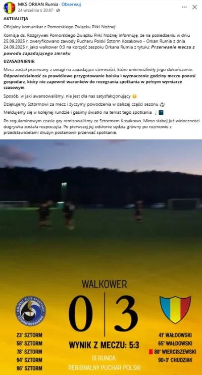 melquiades - Potężny Orkan zdołał grając w dziesiątkę wyrównać w ostatniej minucie, a...