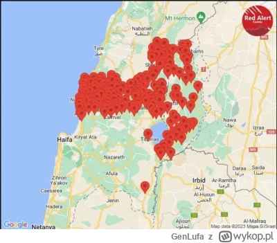 G.....a - Hezbollah masakruje izraelskich okupantów 
Na mapie miejsca uderzen.
#Izrae...