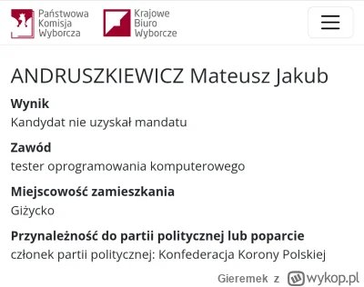 Gieremek - >dodatkowo on chyba od Brauna

@Ivan_Sekal: zgadza się.

https://sejmsenat...