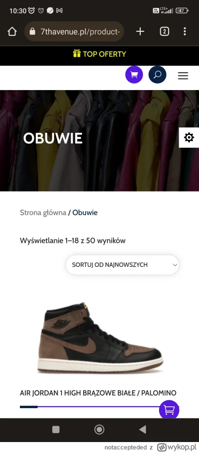 notaccepteded - Kojarzy ktoś stronkę 7thavenue.pl czy jest legitna?
#buty #obuwie #mo...