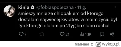 Malenaa - Its over dla sexcela/kwiatcela

#tinder #blackpill #logikarozowychpaskow