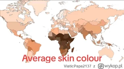 ViaticPapa2137 - Wykres przedstawia uśredniony kolor skóry w danym państwie natomiast...