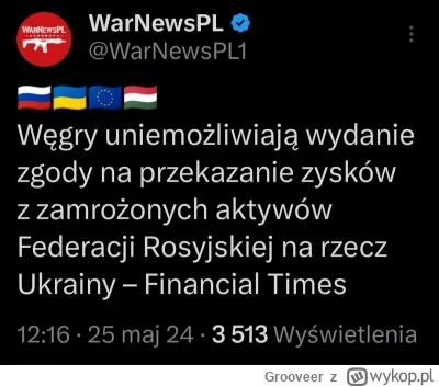 Grooveer - #ukraina #wojna #rosja #wegry #europa #ue #polityka