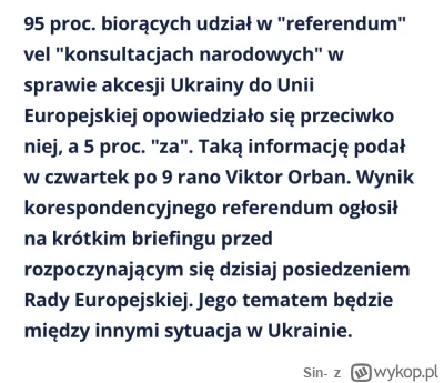 Sin- - Oczywiście nikt z dziennikarzy Interii nie był łaskaw napisać w nagłówku, że z...