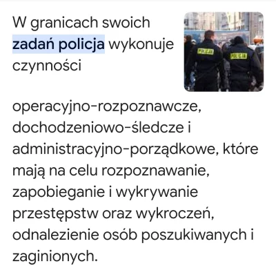 Nanuno - @matti-nn  @fordern  @Bujak A tutaj zadania Policji. Gdzie tu niby jest wpis...