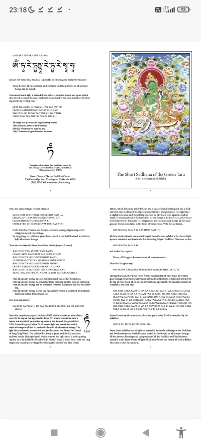 freedomseeker - Krótka sadhana Zielonej Tary 
Można ją praktykować bez inicjacji i pr...