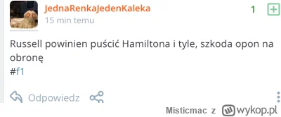 Misticmac - @JednaRenkaJedenKaleka: