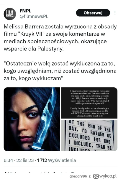 gregory96 - To się nazywa prawdziwa wolność słowa ( ͡° ʖ̯ ͡°)
#izrael #wojna  #bekazl...