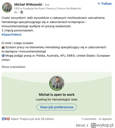 blend - użyszkodnik @ByczekRozplodowy bije w bębny, że lekarz lepszy niż programista,...