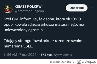 grubson234567 - My tutaj mamy na wykopie co roczne #heheszki z maturzystów szukającyc...