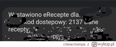 chinachompa - @dwa__fartuchy miałaś kiedyś taki kod recepty? ( ͡° ͜ʖ ͡°)