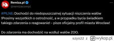 szyx22 - Dywersyfikanci rozkopują wały ( ͡° ʖ̯ ͡°)
#powodz