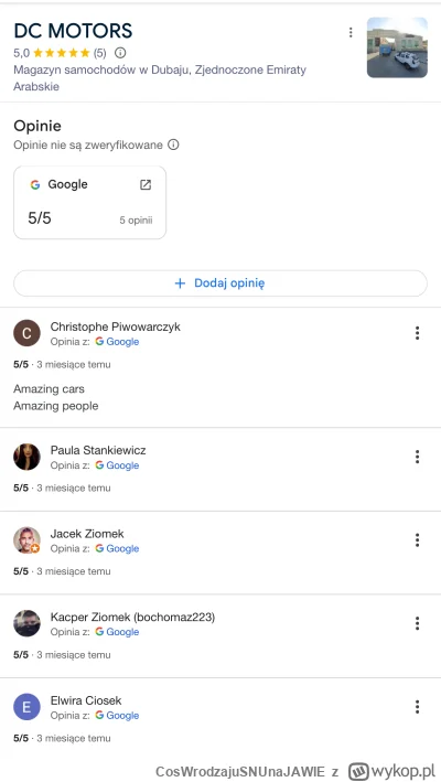 CosWrodzajuSNUnaJAWIE - @YourShadow7771: faktycznie, jakby coś robił w Dubaju. Świeże...